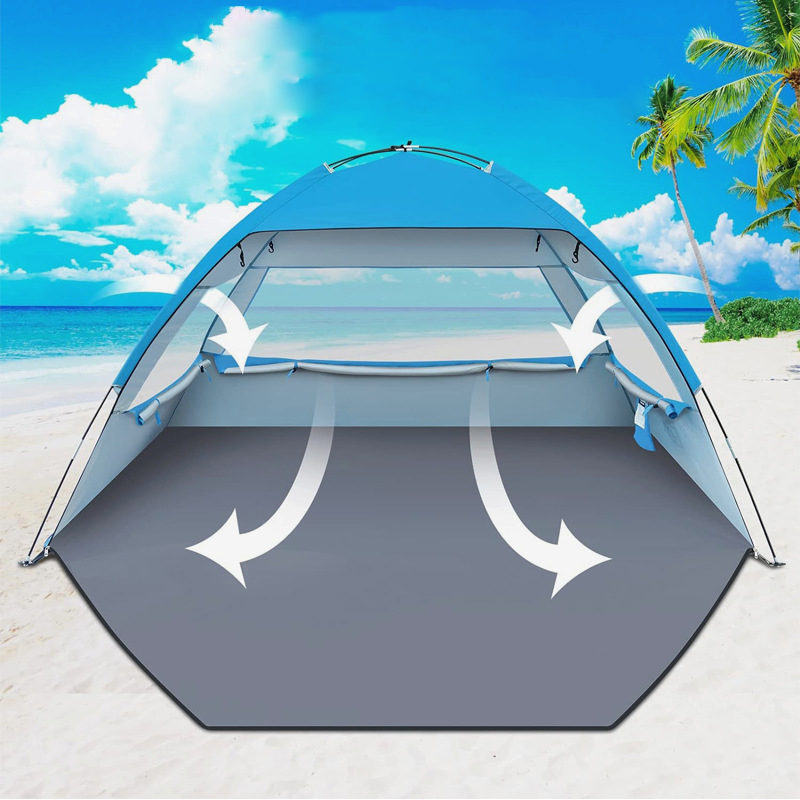 Tienda de campaña de playa impermeable de una sola capa