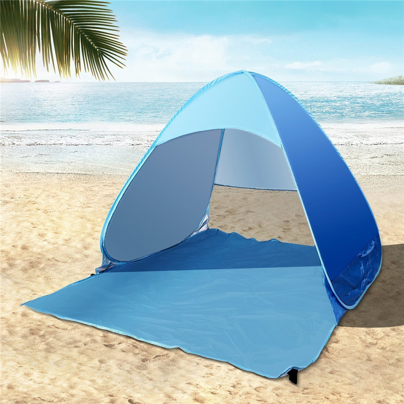 Tienda de campaña de playa de una sola capa de tiro rápido