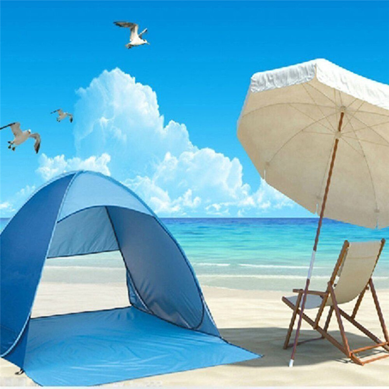Tienda de campaña de playa de una sola capa de tiro rápido