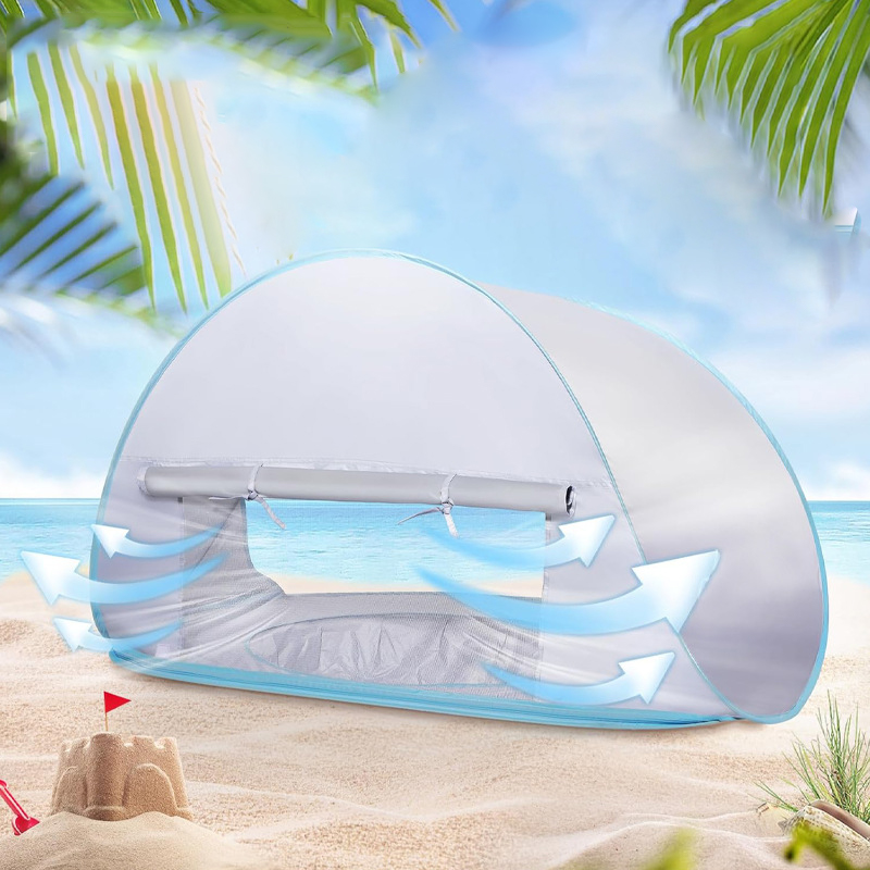 Tienda de playa de poliéster para cuatro estaciones