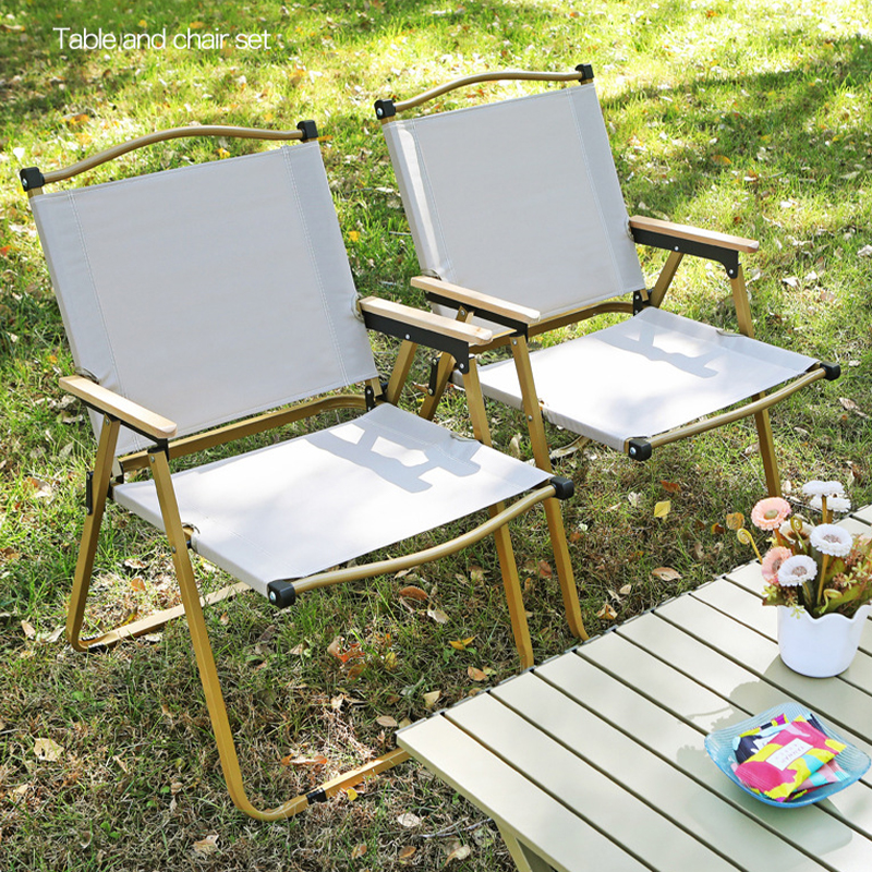 Silla de playa plegable de acero al carbono