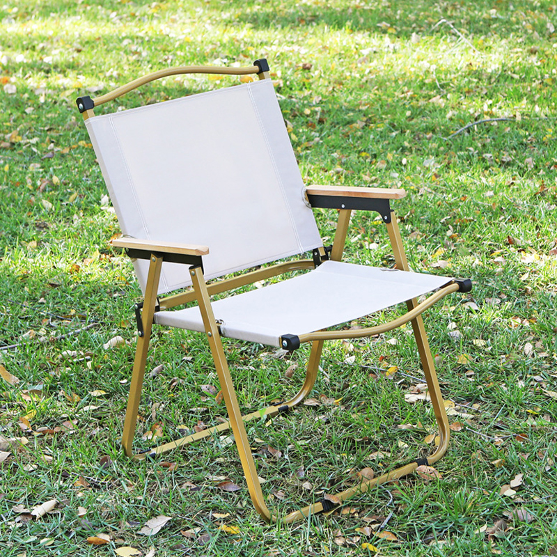 Silla de playa plegable de acero al carbono