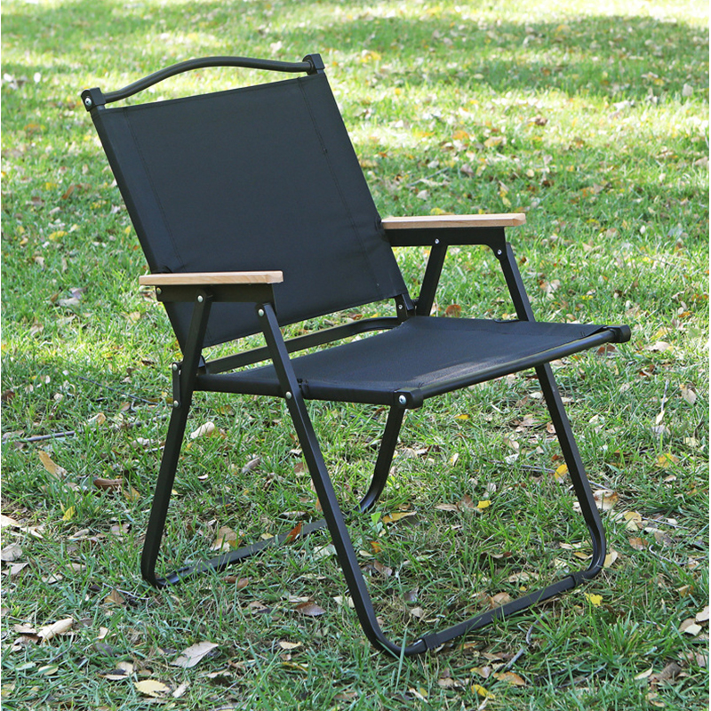 Silla de playa plegable de acero al carbono