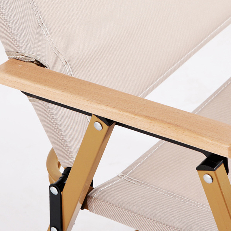 Silla de playa plegable de acero al carbono