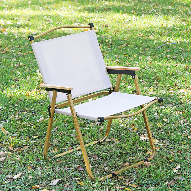 Silla de playa plegable de acero al carbono