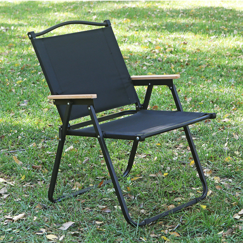 Silla de playa plegable de acero al carbono