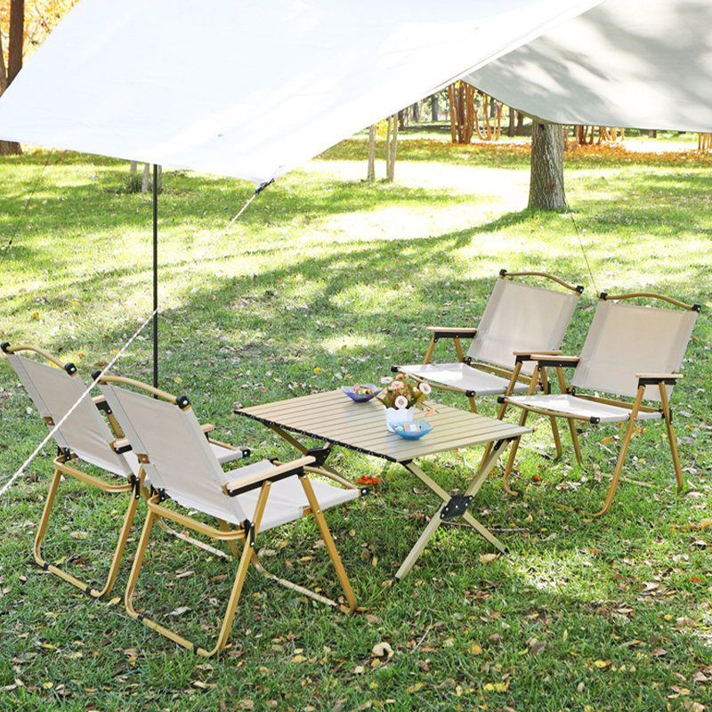 Silla de playa plegable de acero al carbono
