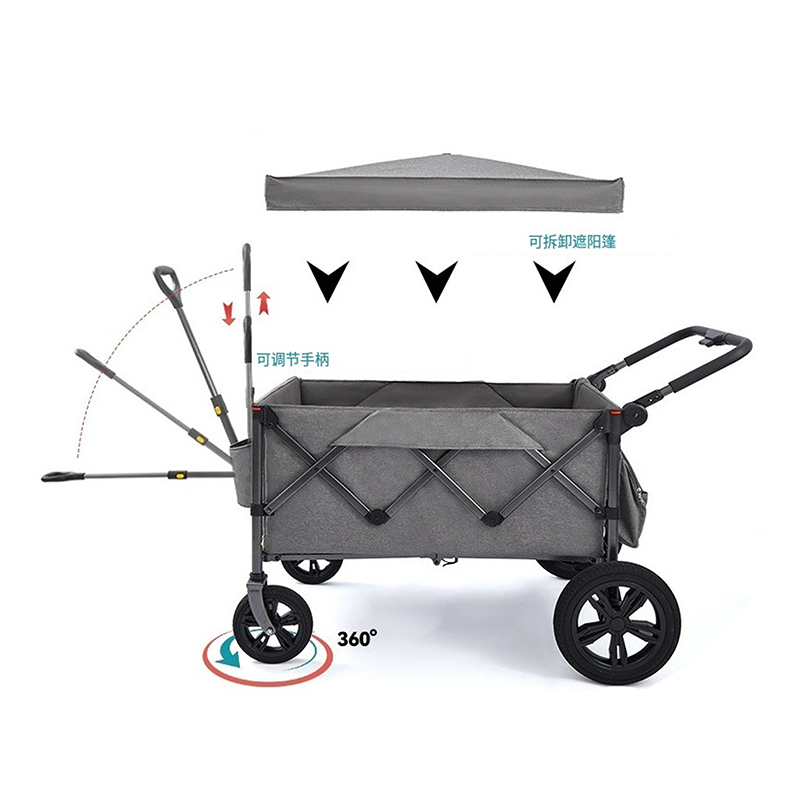 Carro de camping de acero al carbono