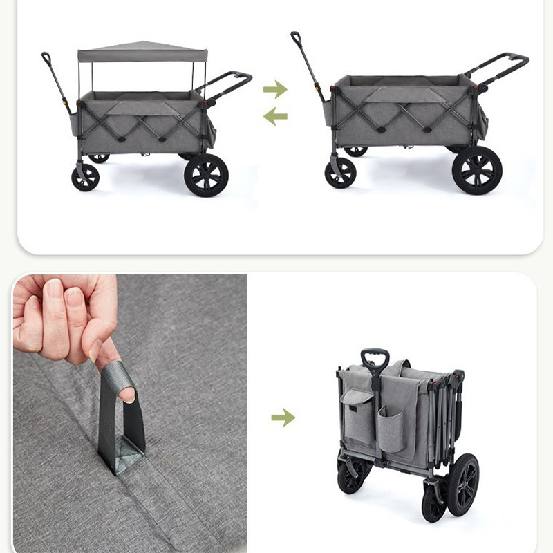 Carro de camping de acero al carbono