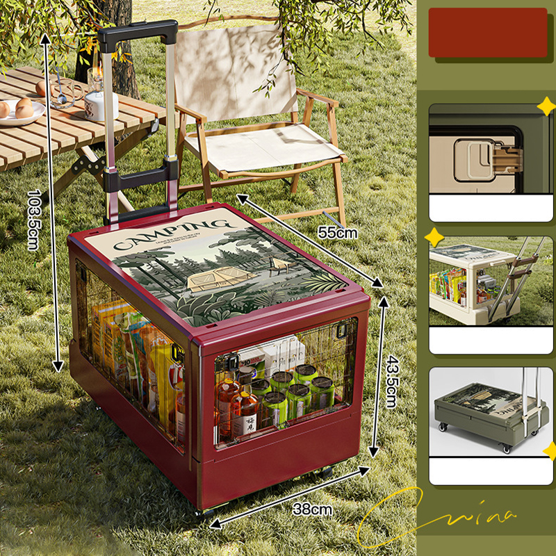 Carro de camping de plástico