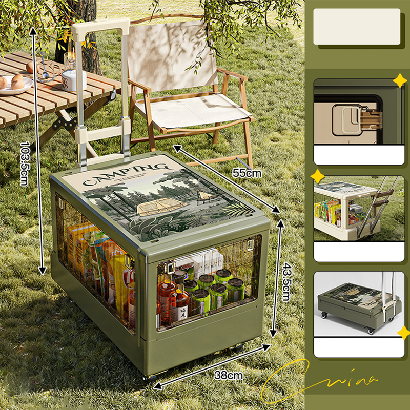 Carro de camping de plástico