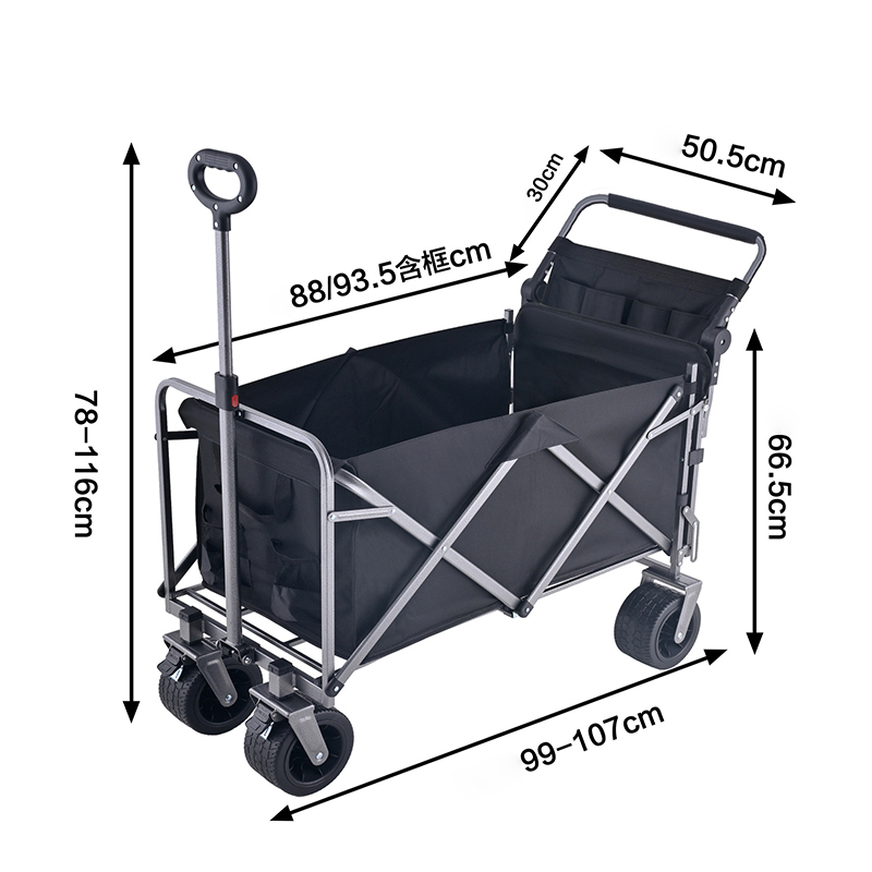 Carro de camping con ruedas para tanque