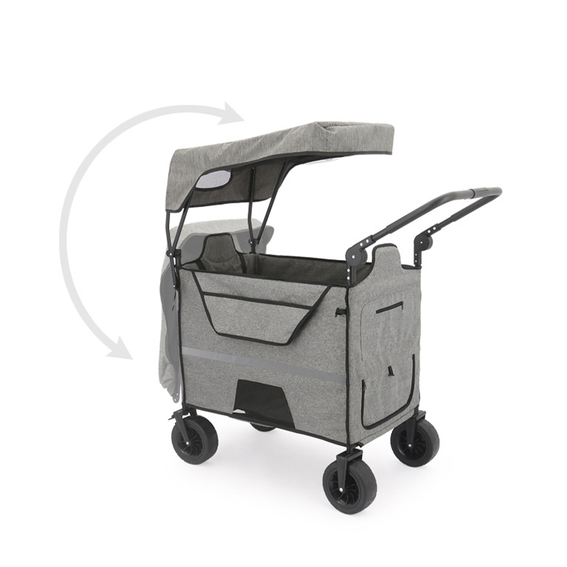 Carro de camping de hierro portátil