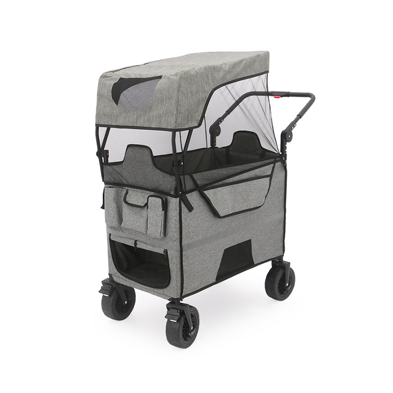 Carro de camping de hierro portátil
