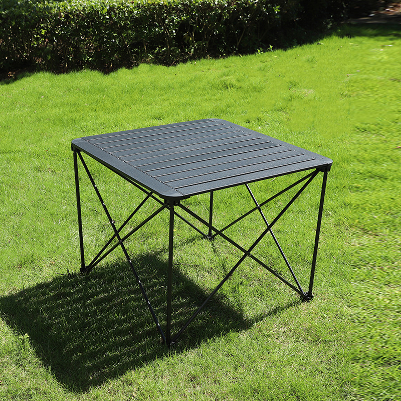 Mesa enrollable de aluminio