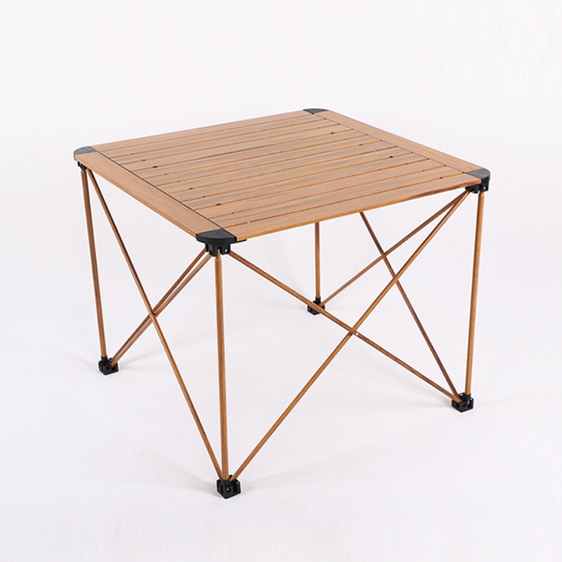 Mesa enrollable de aluminio