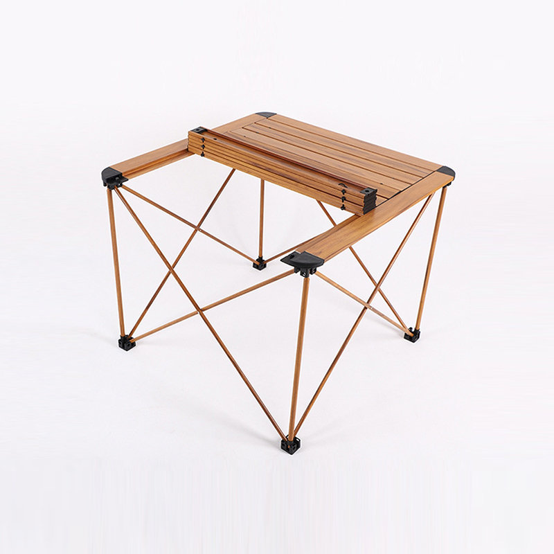 Mesa enrollable de aluminio