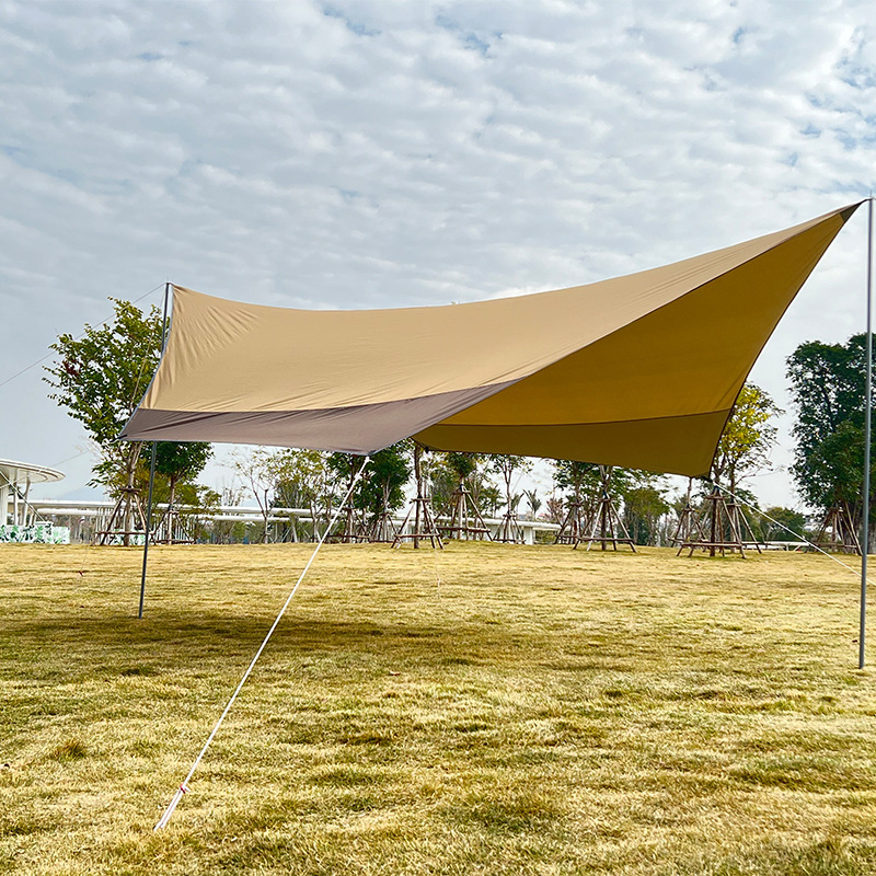 Toldo en forma de mariposa
