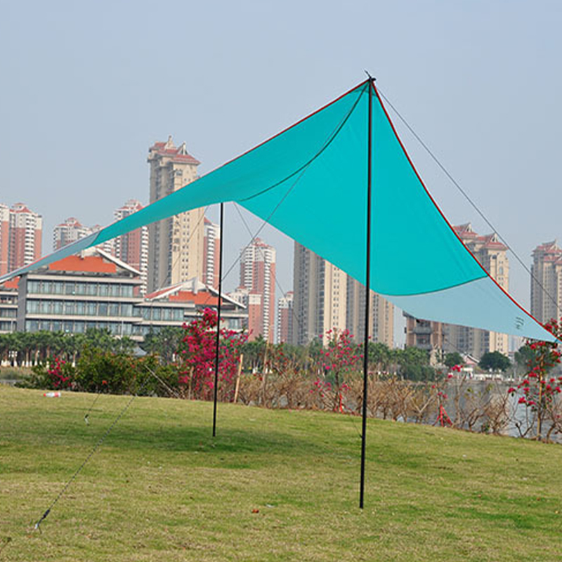 Toldo en forma de mariposa