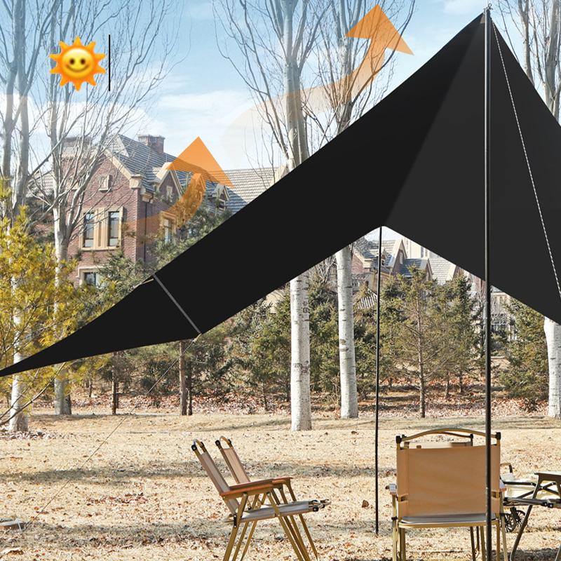 Toldo impermeable en forma de mariposa