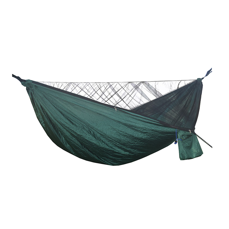 Hamaca con mosquitera colgante libre de cuerda elástica
