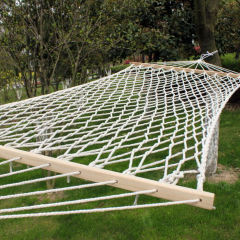 Hamaca de cuerda de algodón al aire libre