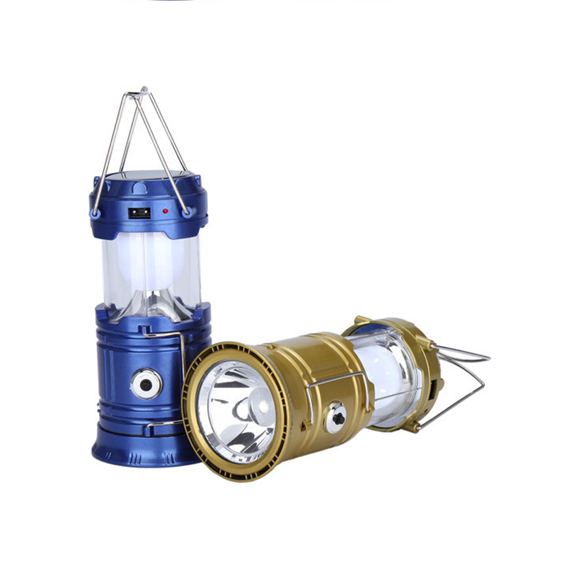 Luces solares para acampar