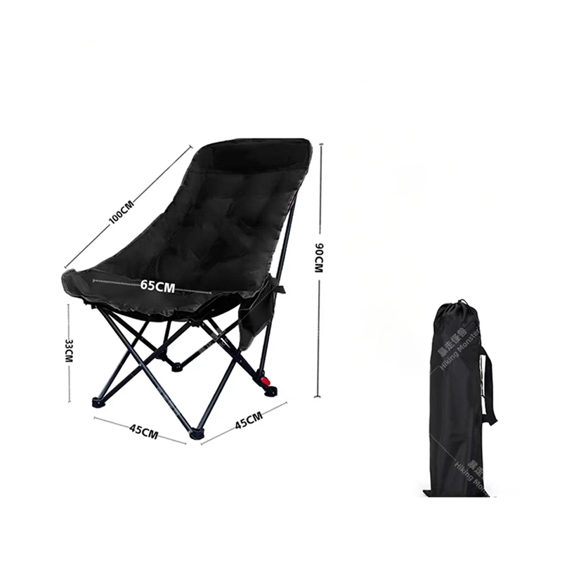 Silla Moon con respaldo alto acolchado y ajustable de tres velocidades