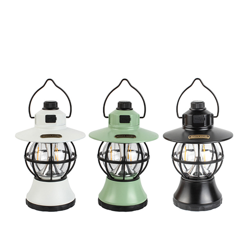 Luces de camping prensadas a mano