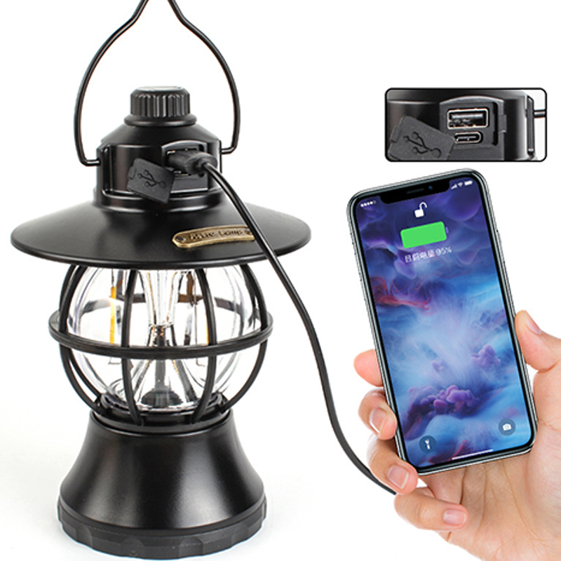 Luces de camping prensadas a mano