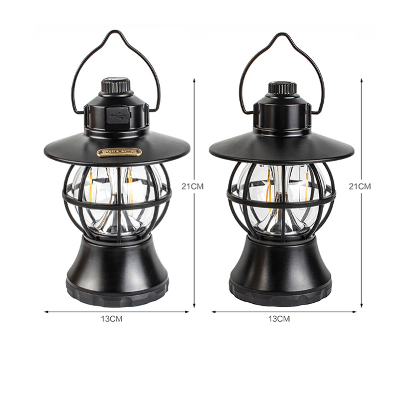 Luces de camping prensadas a mano