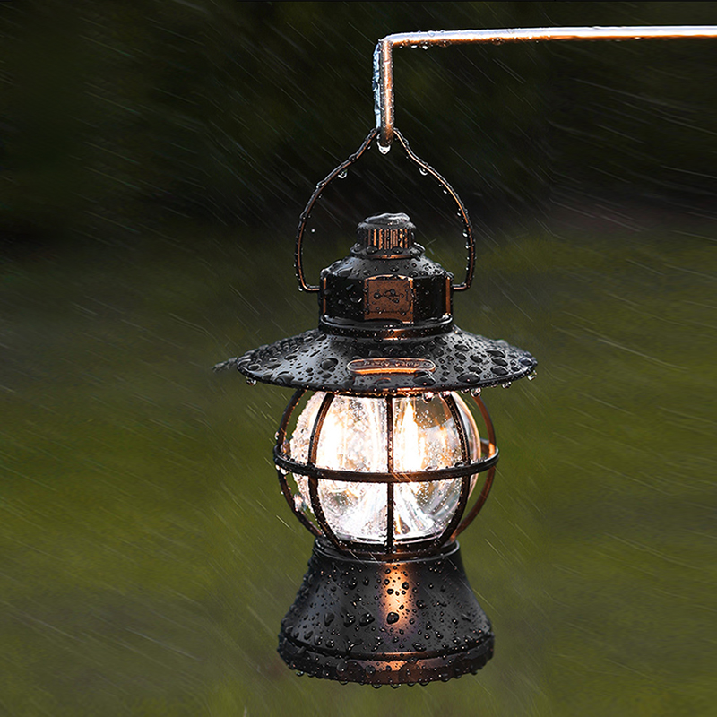 Luces de camping prensadas a mano