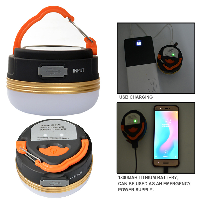 Luces de camping recargables
