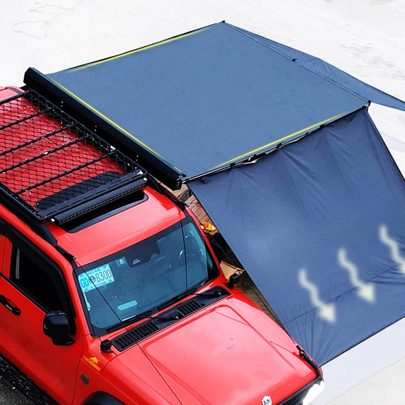 Toldo extensible automático para el lado del coche