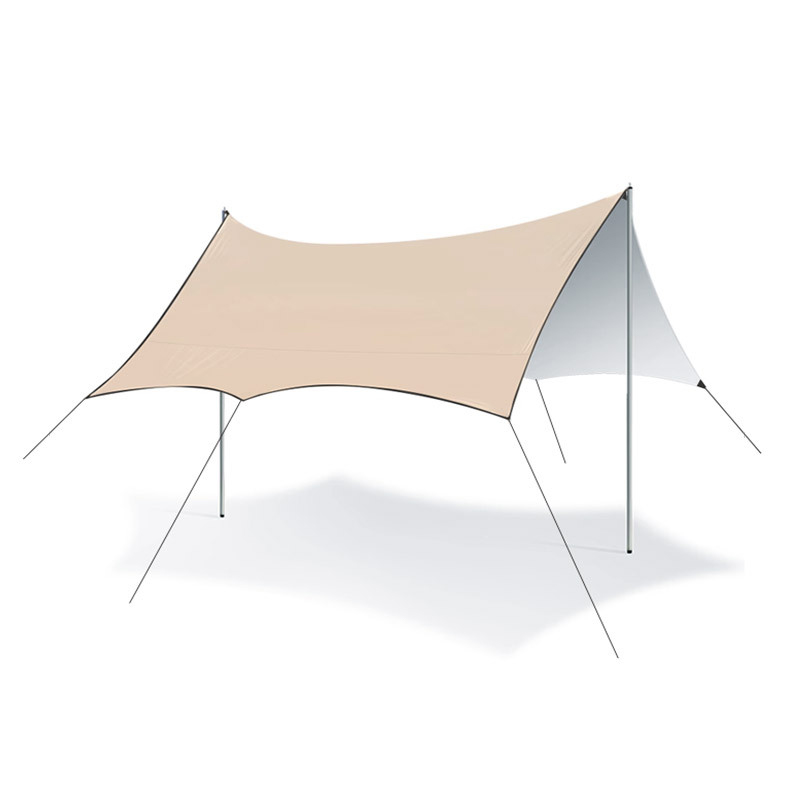 Toldo de poliéster en forma de mariposa