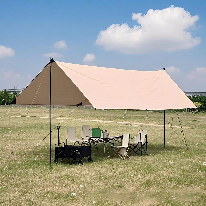 Toldo de poliéster en forma de mariposa