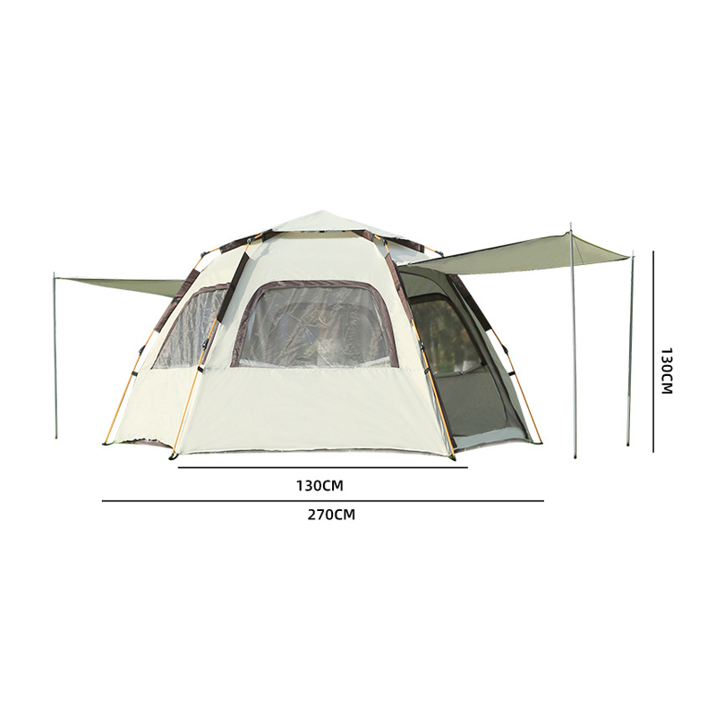 Carpa automática hexagonal de apertura rápida