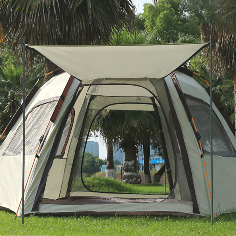 Carpa automática hexagonal de apertura rápida