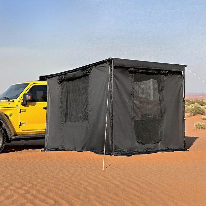 Toldo de doble cara para el lado del coche