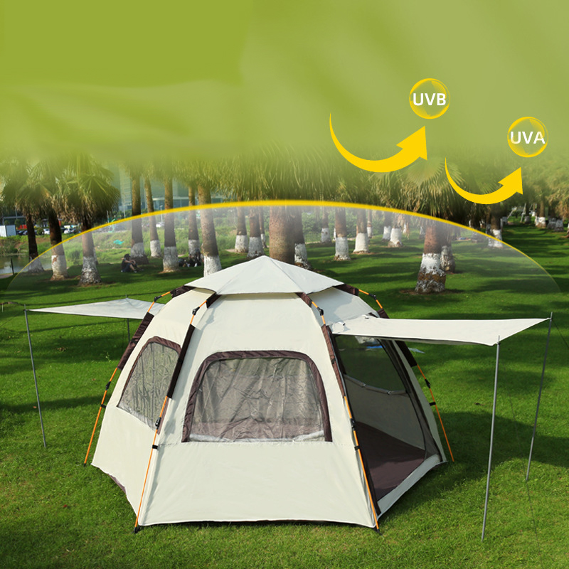 Carpa automática hexagonal de apertura rápida