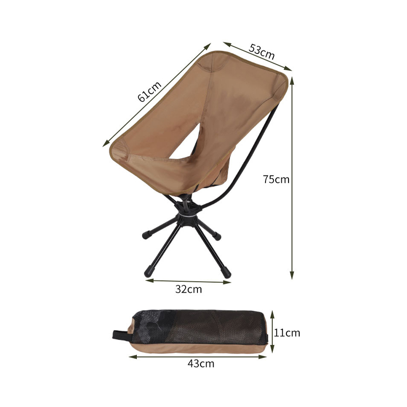Silla de playa plegable luna