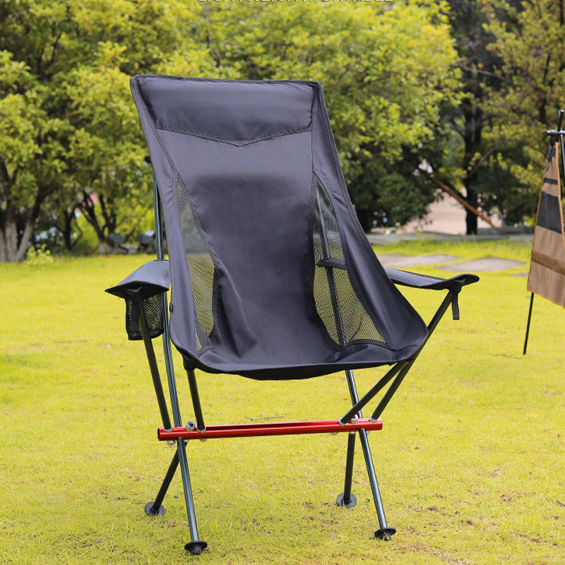 Silla plegable con reposabrazos