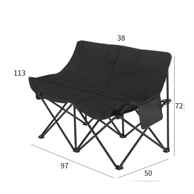 Silla lunar plegable doble