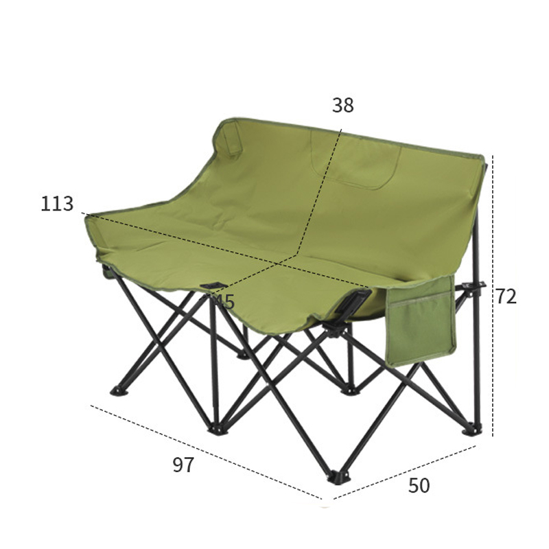 Silla lunar plegable doble