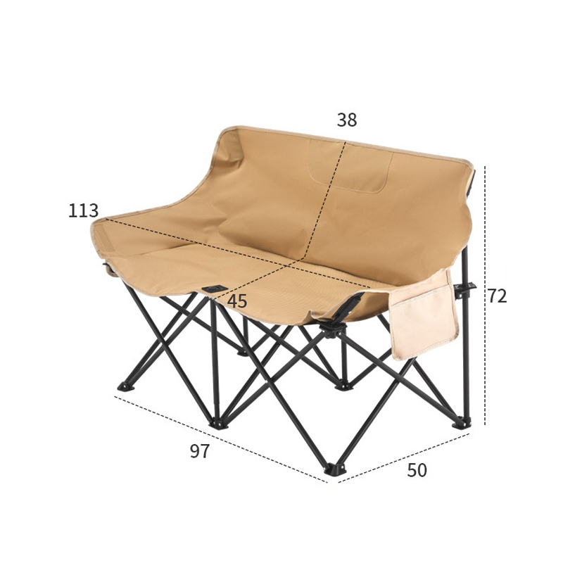 Silla lunar plegable doble