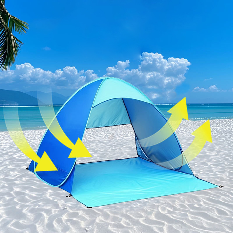 Tienda de playa automática de una sola capa