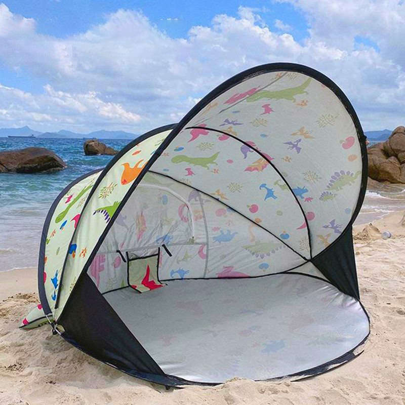 Tienda de playa de apertura rápida