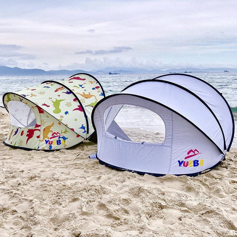 Tienda de playa de apertura rápida