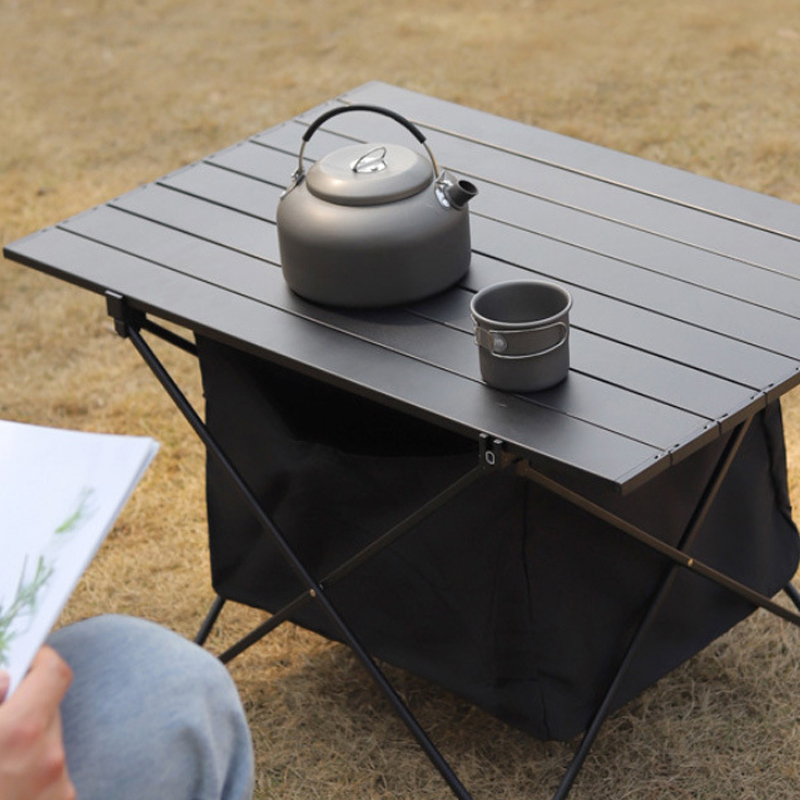 mesa plegable de aluminio