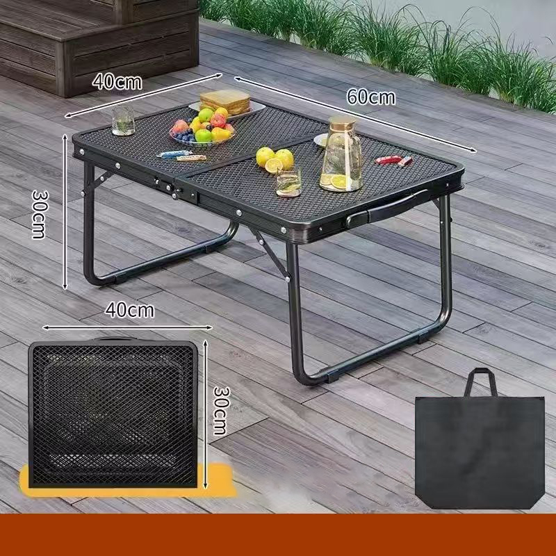 Mesa plegable de malla